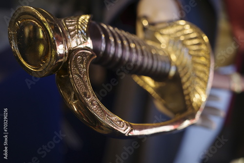 Close up of a sword