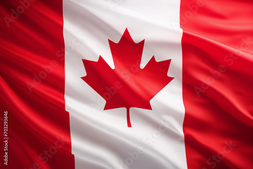 AI generated illustration of the Canadian Flag