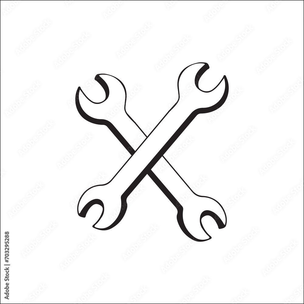 vector illustration of key tool vector illustration of key tool