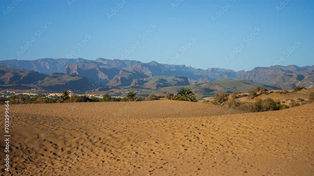 The Desert Dunes just outside the small village
