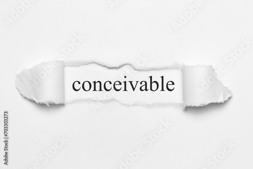 conceivable 