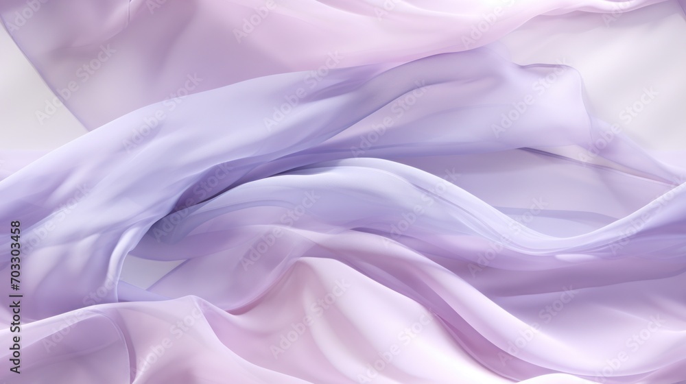 Fototapeta premium a blurry photo of a white and purple fabric with a light purple stripe on the bottom and a light purple stripe on the bottom of the fabric.