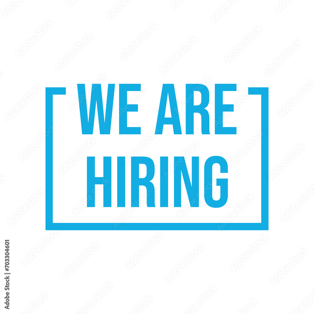 We're Hiring Banner Template. Business Recruiting Concept. Open Vacancy Design Template We're Hiring Banner Template. Business Recruiting Concept. Open Vacancy Design Template