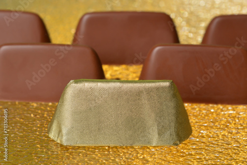 Italian food product, Gianduiotto the traditional Piedmont choco