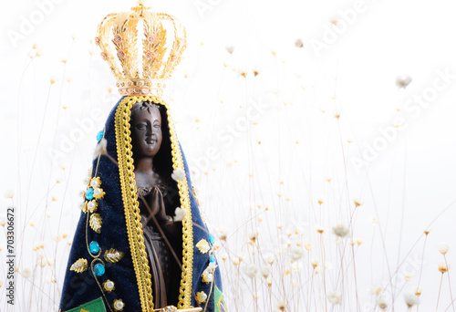 A santa imagem de Nossa Senhora da Conceição Aparecida, a padroeira do Brasil photo
