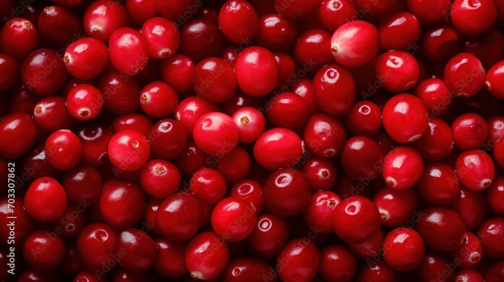 a pile of cranberries sitting next to each other on top of a pile of other fruit on a table. a pile of cranberries sitting next to each other on top of a pile of other fruit on a table.
