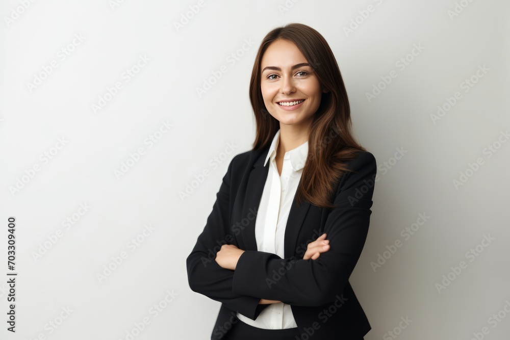 Approachable Professional Woman in Business Attire Approachable Professional Woman in Business Attire