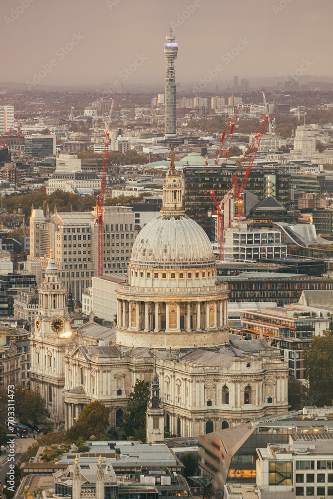 Naklejka premium sunset in London 