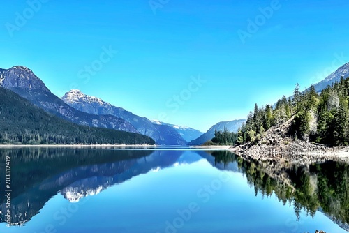 Fototapeta Naklejka Na Ścianę i Meble -  lake reflection