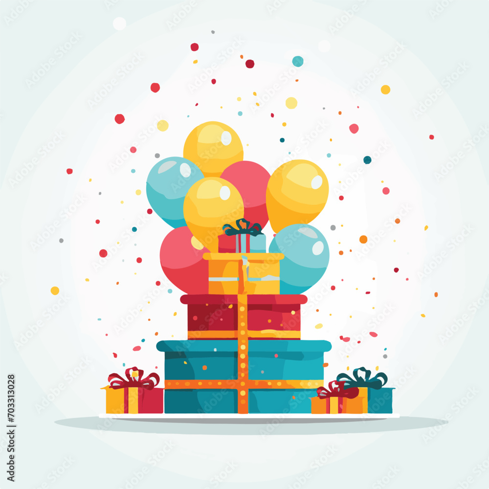 gift, vector, present, illustration, 3d, surprise, box, ribbon, background, bow, birthday, realistic, holiday, package, render, prize, icon, set, anniversary, sale, happy, isolated, object, offer, par