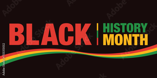 Black History Month, celebrating the black history	
