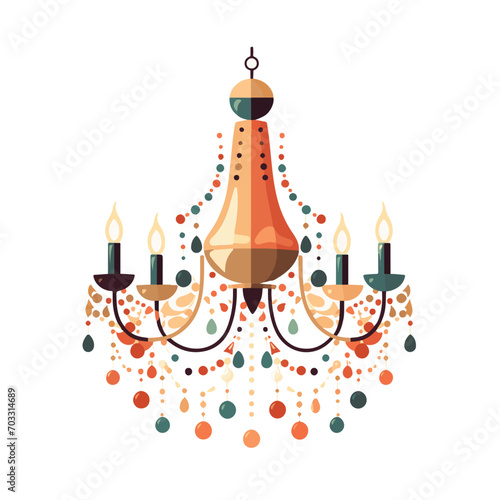 chandelier, vector, illustration, interior, decoration, lamp, design, style, decor, room, light, modern, isolated, home, set, vintage, bulb, retro, object, furniture, element, background, luxury, silh