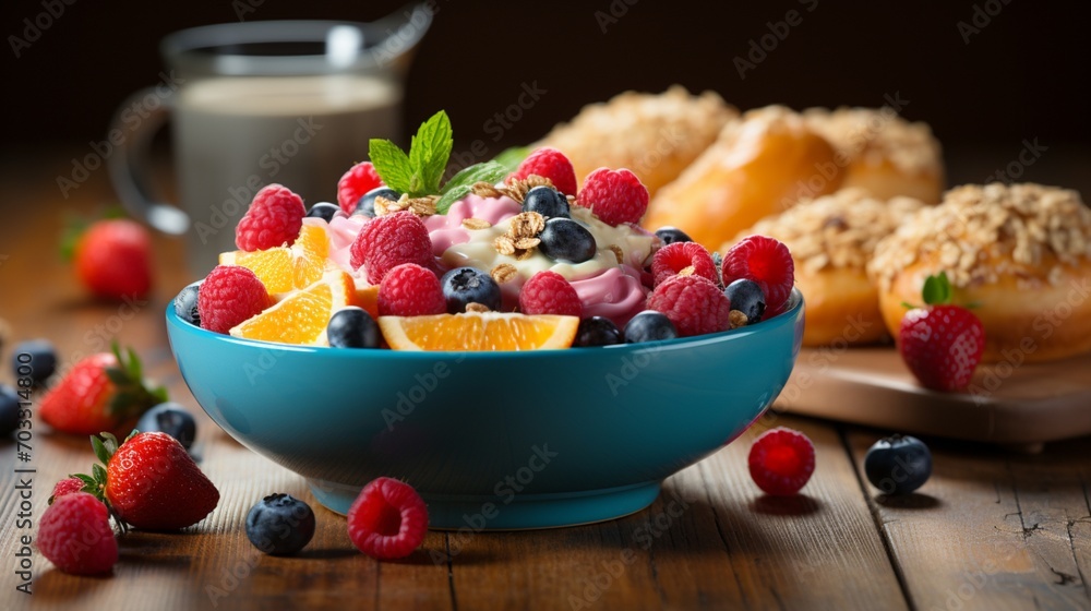 Cereals cream for simple breakfast Cereals cream for simple breakfast