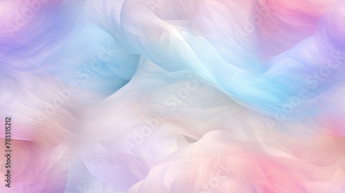  a blurry image of a blue, pink, and white background with white and pink swirls on the left side of the image. © Anna