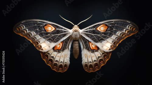  a close up of a butterfly's wings and wings with orange and black markings on it's wings.