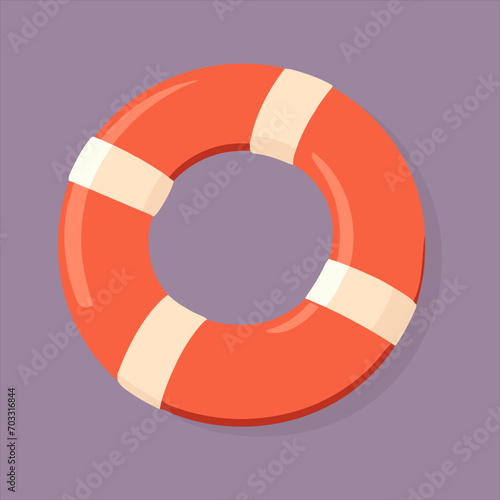 lifebuoy icon vector