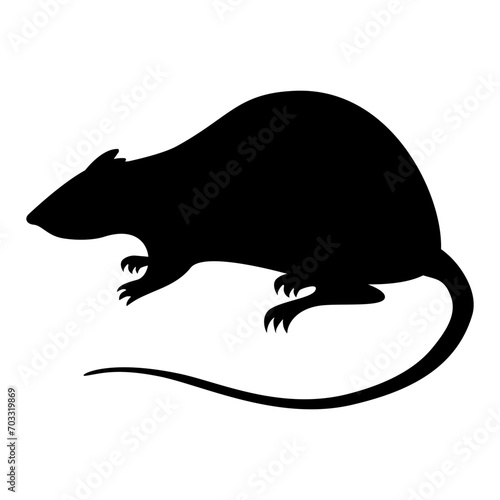 Pest Control insect black silhouette set, insect icons isolated on white, flat style