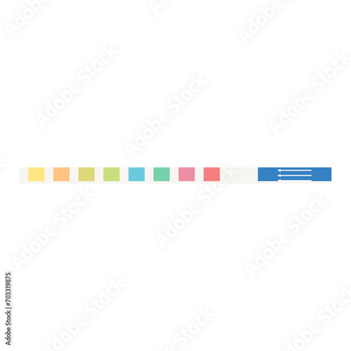 Pregnancy test set. Positive and negative pregnancy tests, flat design