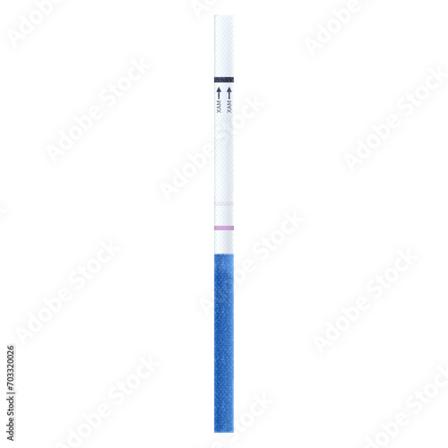 Pregnancy test set. Positive and negative pregnancy tests, 3D vector realistic