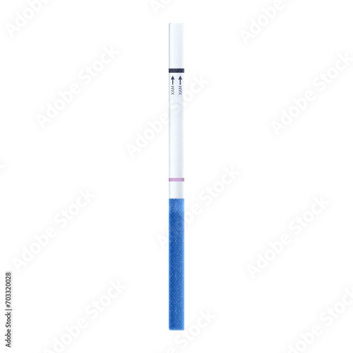 Pregnancy test set. Positive and negative pregnancy tests, 3D vector realistic