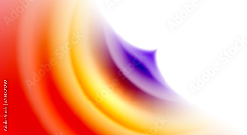 Color mixing liquid rainbow shape background