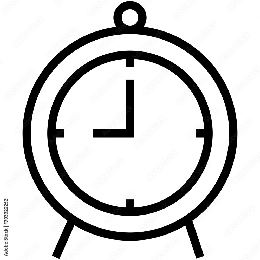 Alarm Clock Vector Icon Alarm Clock Vector Icon