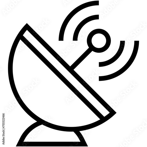 Satellite Dish Vector Icon