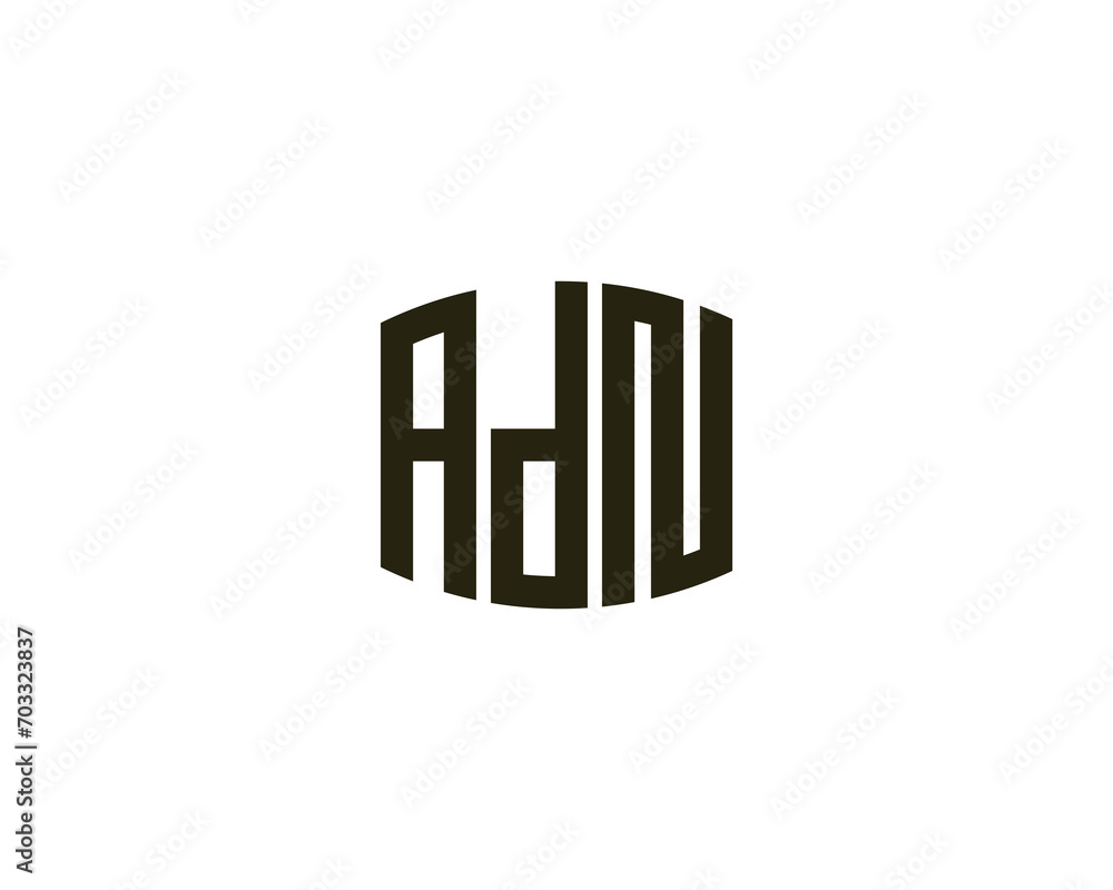 ADN Logo design vector template ADN Logo design vector template