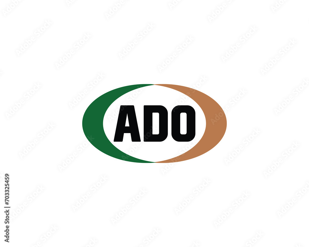 ADO logo design vector template ADO logo design vector template