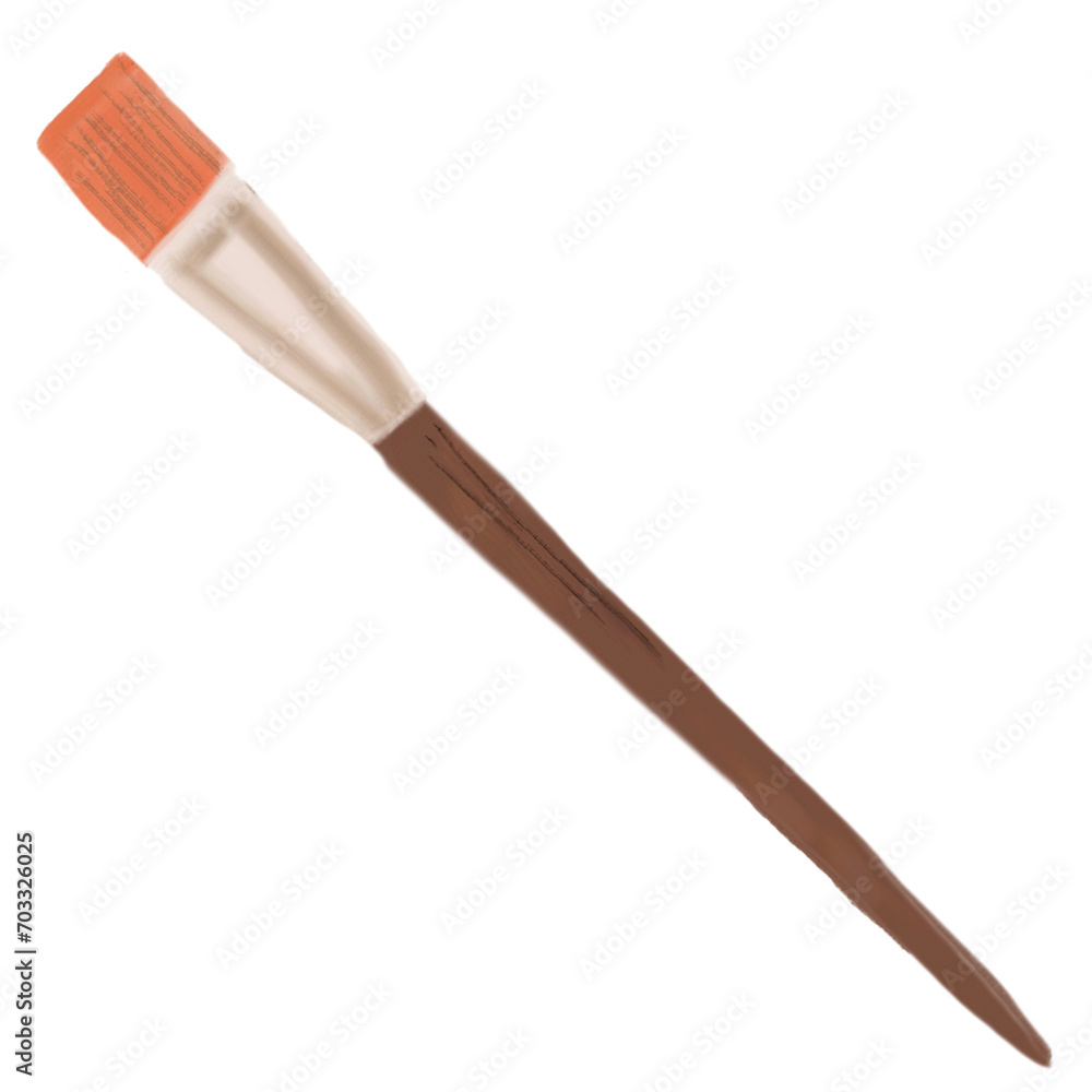 brush isolated on white background brush isolated on white background