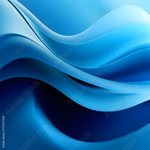 Blue Waves Wallpaper Background