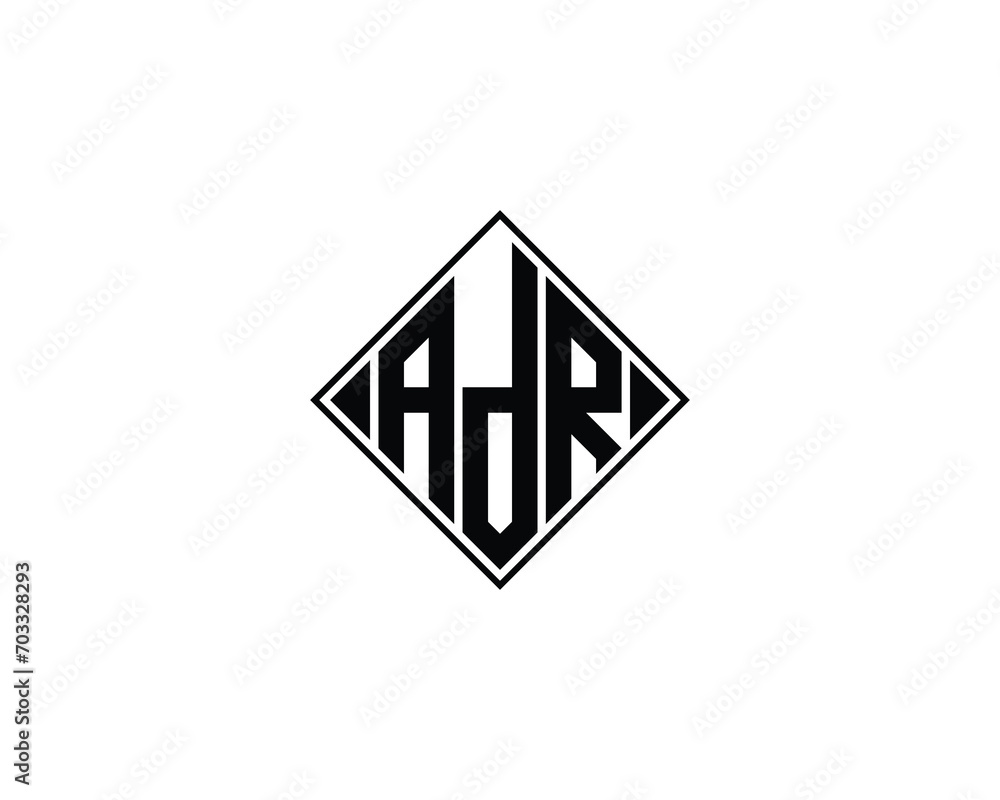 ADR logo design vector template ADR logo design vector template