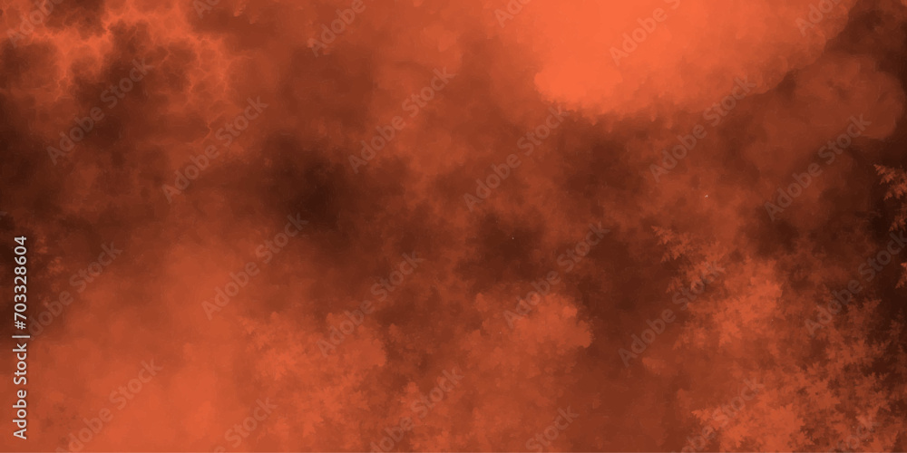 Orange vector illustration,cloudscape atmosphere background of smoke vape fog and smoke fog effect isolated cloud vector cloud texture overlays smoke exploding smoke swirls,brush effect.
