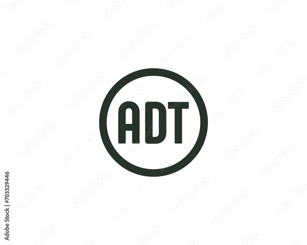 ADT logo design vector template ADT logo design vector template