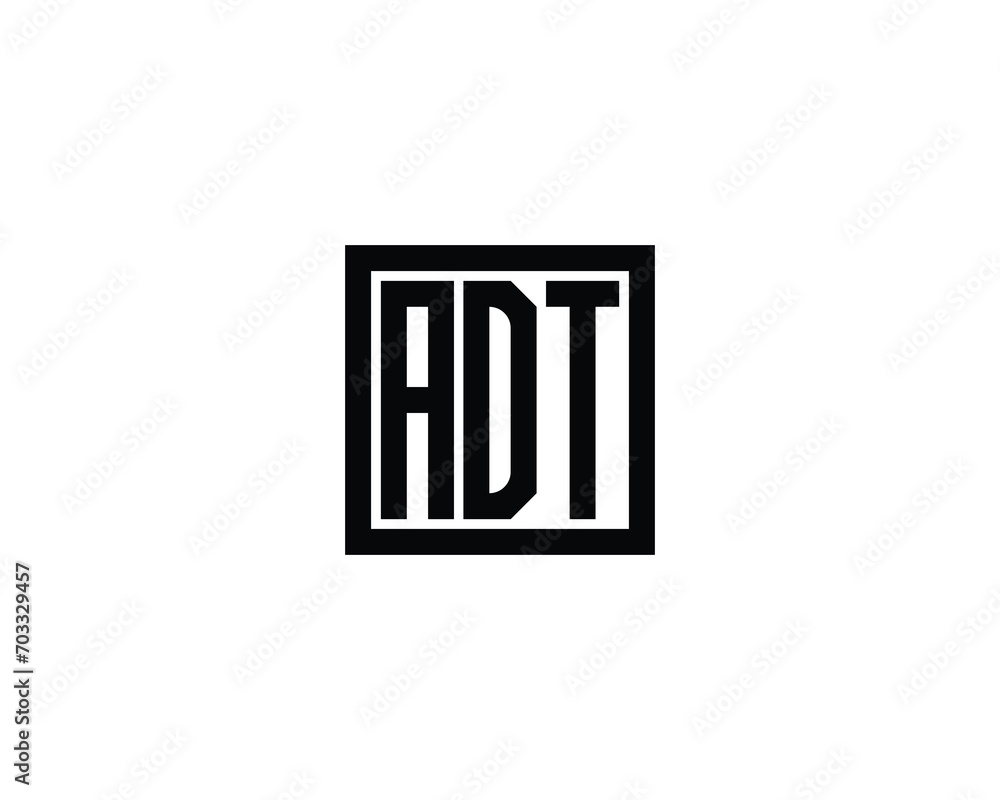 ADT logo design vector template