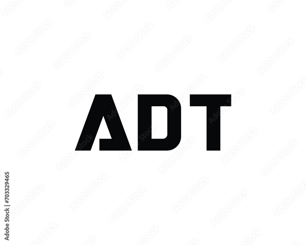 ADT logo design vector template ADT logo design vector template