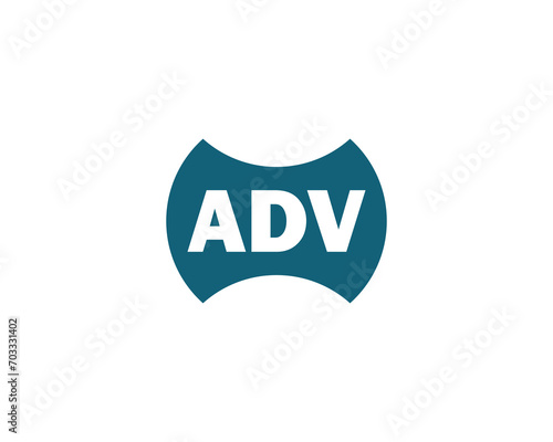 ADV Logo design vector template