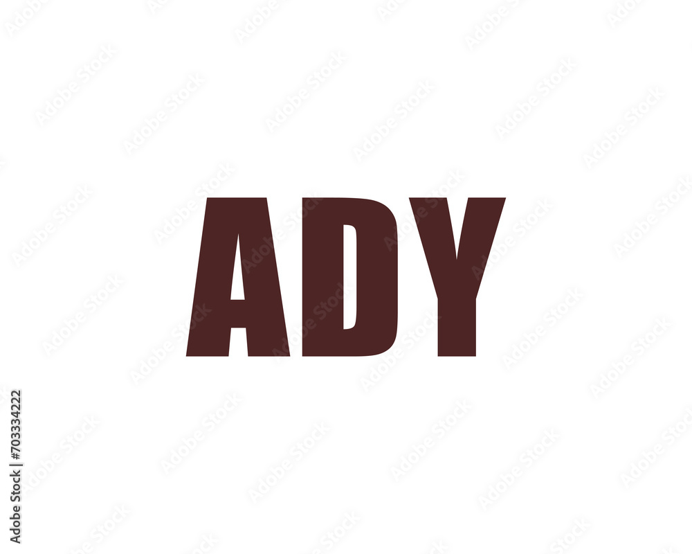 ADY logo design vector template
