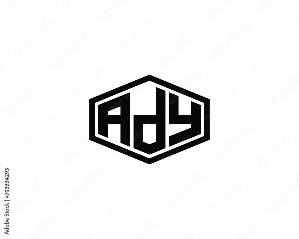 ADY logo design vector template ADY logo design vector template