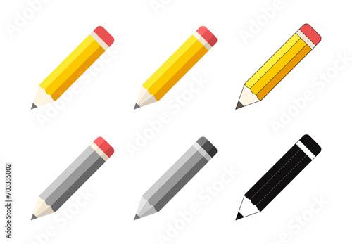 pensil vector icon Illustration design