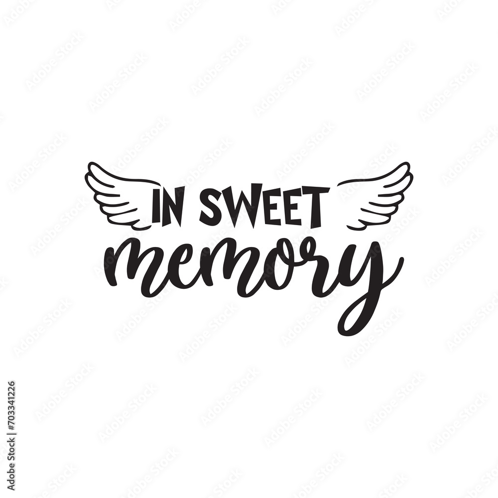 Memorial Quotes Design, Memorial Quotes Svg Design,Remembrance Svg, cardinal svg,  In sweet memory