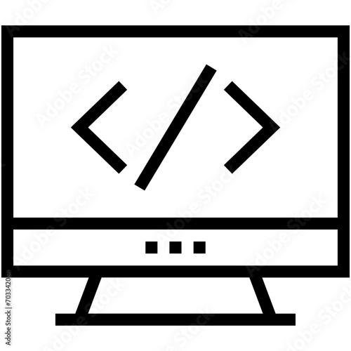 Coding Vector Icon