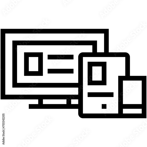 Responsive Vector Icon