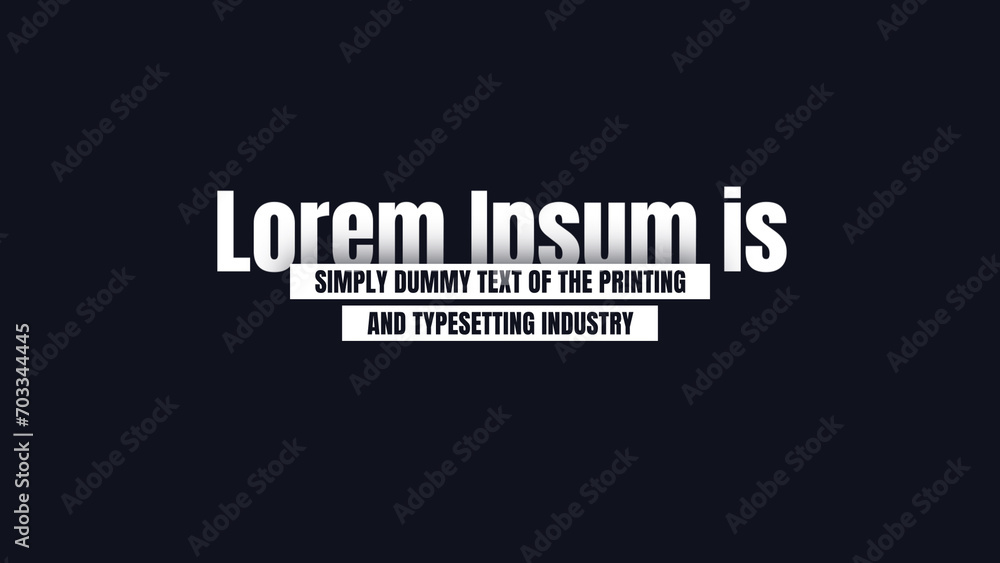 Modern and Simple Text Animation Stock Template | Adobe Stock