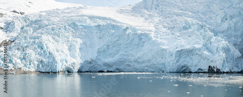 Beloit Tidewater Glacier in Blackstone Bay, Prince William Sound, Alaska, USA