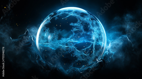 Earth from Space. Best Internet Concept of global business from concepts series. Elements of this image furnished by NASA. 3D illustration photo