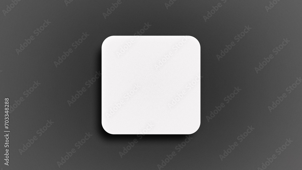 Square business card mockup with black background Square business card mockup with black background