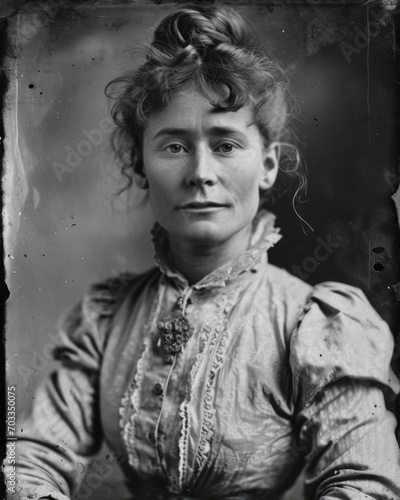 Historic wet plate women portraits
