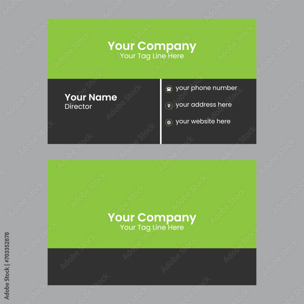 Fototapeta premium business card template