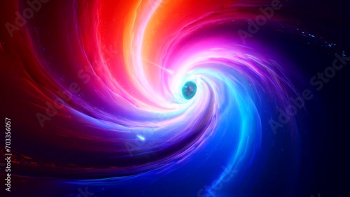 black hole Colorful smoke rainbow pattern on galaxy on space at night colorful video looping animation background live wallpaper photo